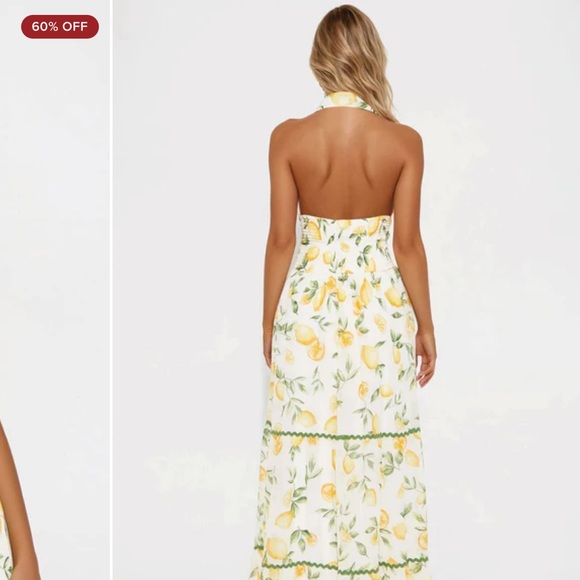 Fashion Nova Lemon Cello Maxi Dress - Picture 3 of 6